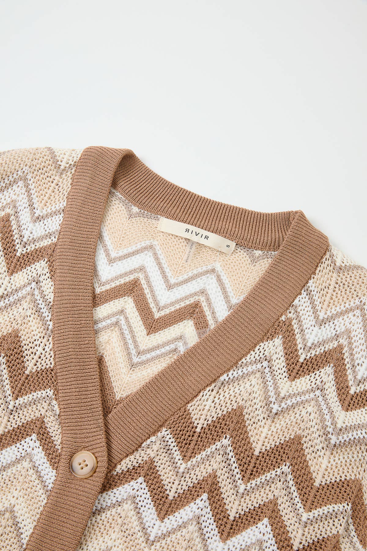 Serene Knit Cardigan Brown