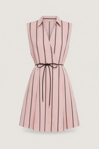 Hailey Linen Dress Pink