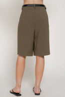 Belted Bermuda Short Olive