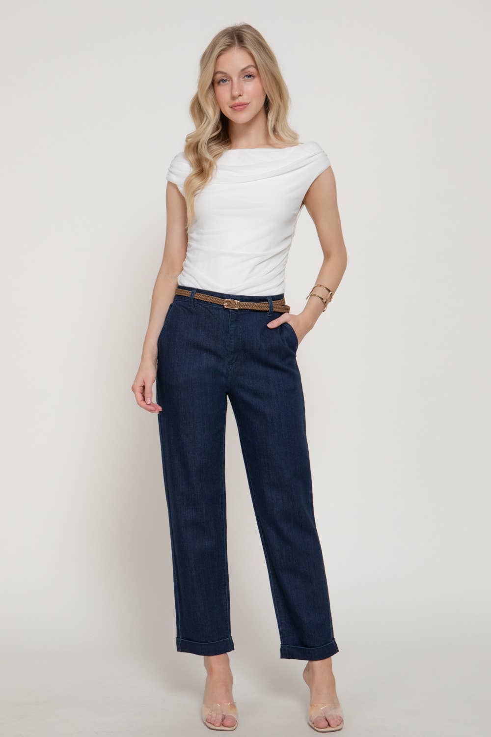 Megan Chino Pants Indigo