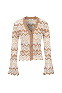 Serene Knit Cardigan Brown