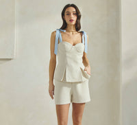 Boucle Tweed Set Cream