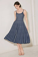 Elodie Knit Midi Dress Navy