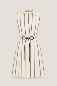Vestido de lino Hailey color natural