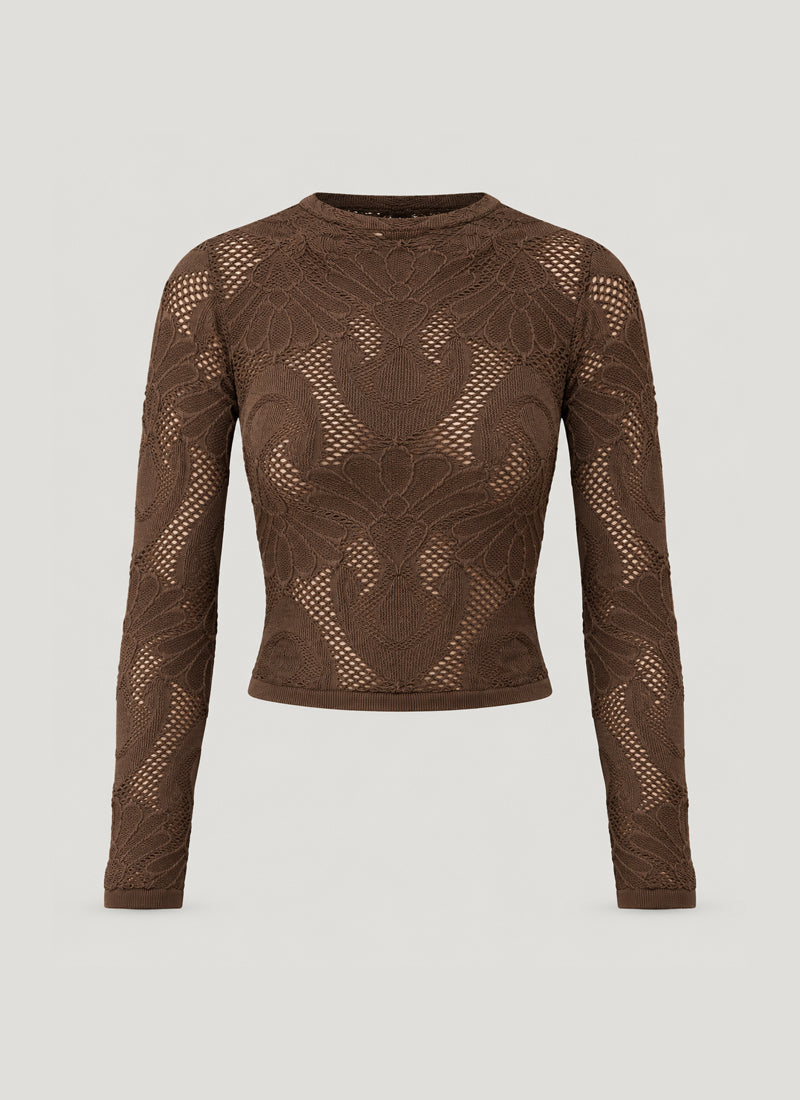 Elara Top Dark Brown