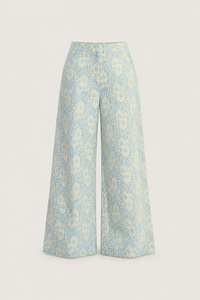 Celeste Lace Pant Light Blue