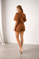 Aura Short Brown