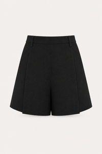 Blaire Pleated Shorts Black