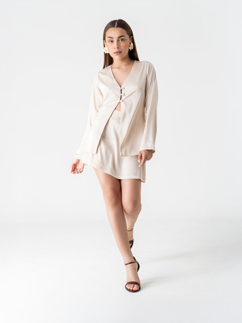 Eclat Silk Skirt