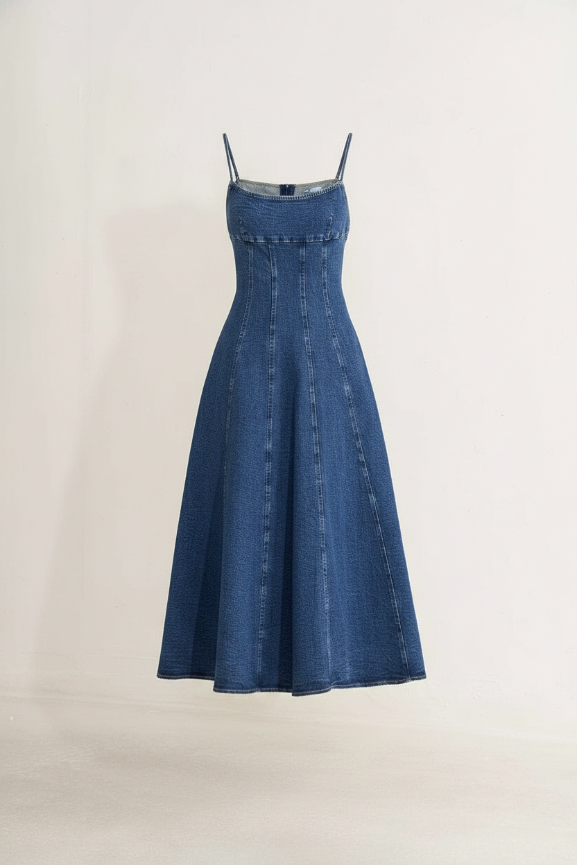 Amalia Midi Dress Indigo