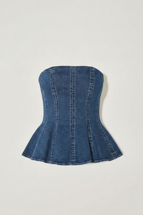 Vera Denim Top Indigo