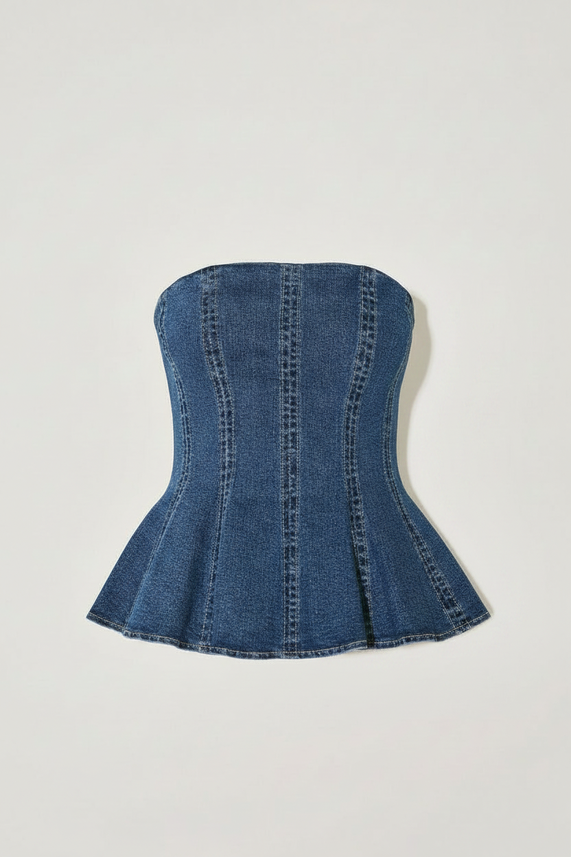 Vera Denim Top Indigo