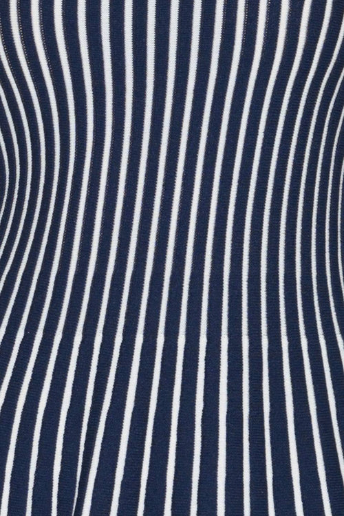 Elodie Knit Midi Dress Navy