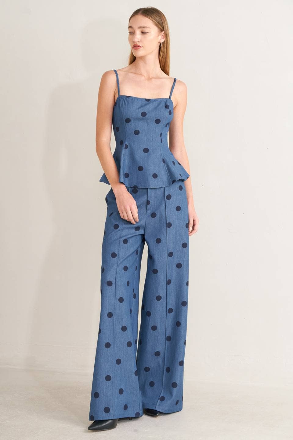 Indigo Polka Dot Pant