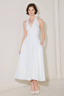 Marilyn Midi Dress White